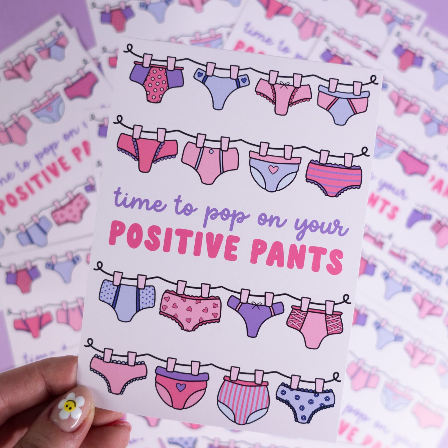 Positive Pants Postcard / Print