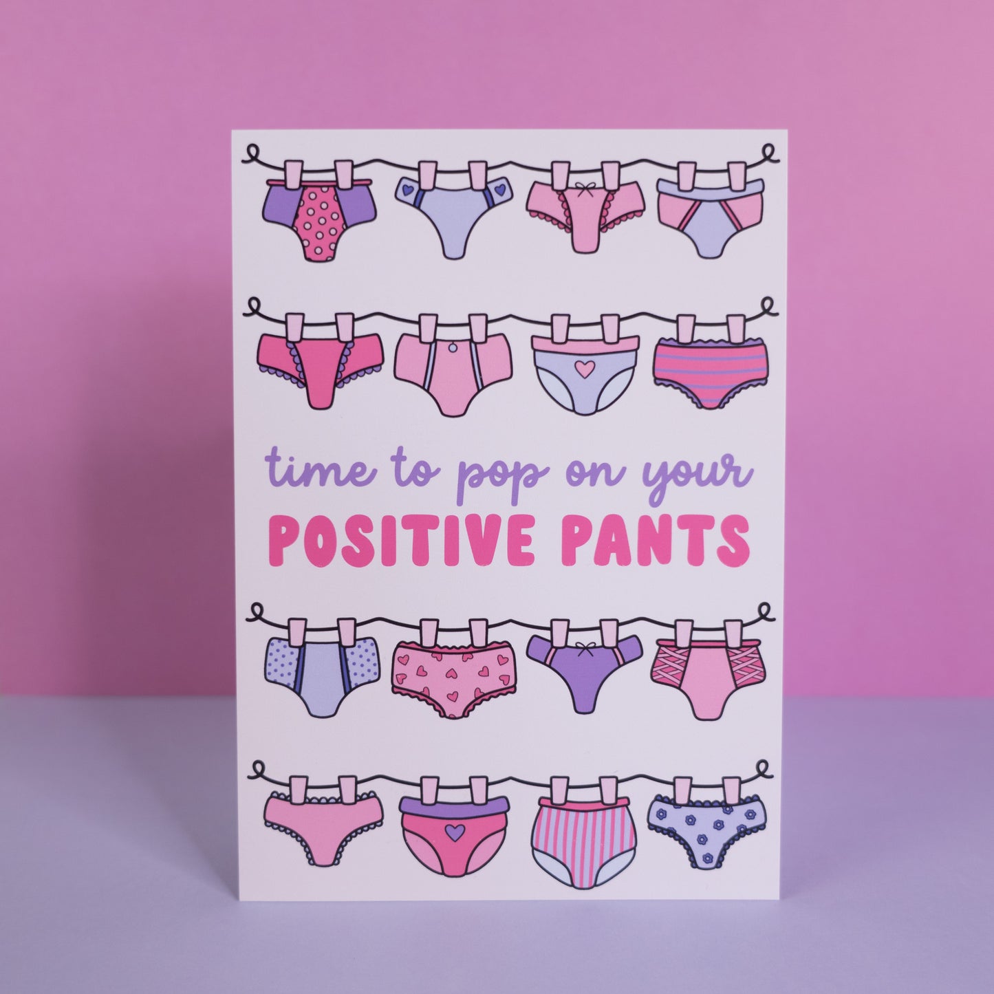 Positive Pants Postcard / Print